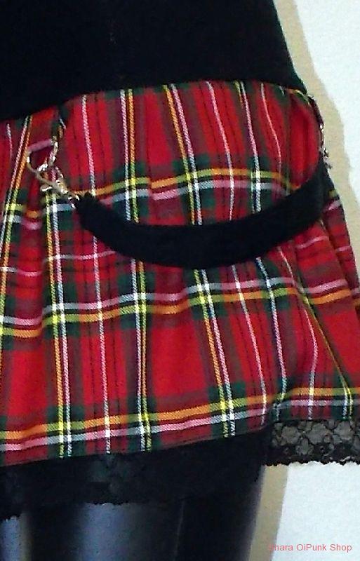 Punk krajka k sukni - černá 130 cm