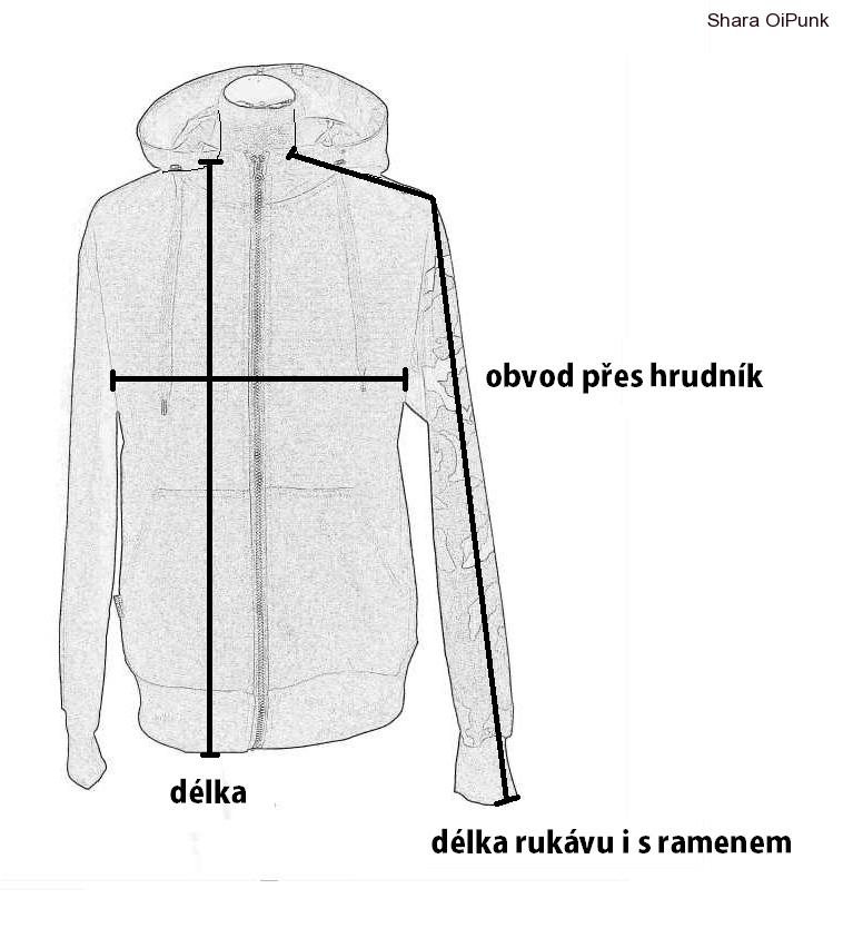 Punk černá celoroční bunda bílá ska kostka-SKLADEM- XS