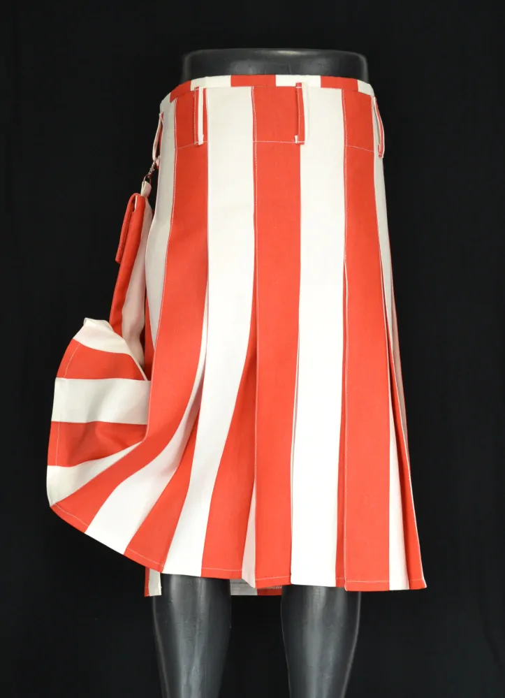 Punk kilt s kapsou - pruhy