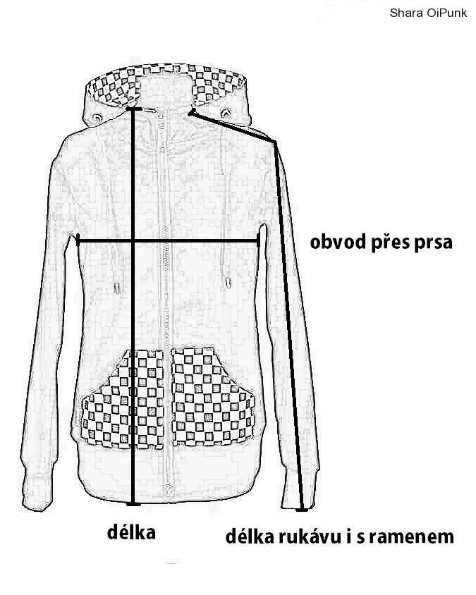 Punk celoroční bunda - černá/červený leopard