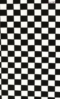 Punk bílá SKA kostka 2x2