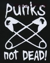 Punk nášivka - Punks not dead!