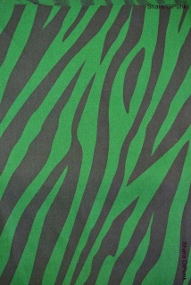 Punk zebra zelená