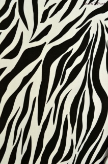 Punk zebra bílá